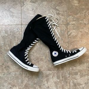Converse knee high boots